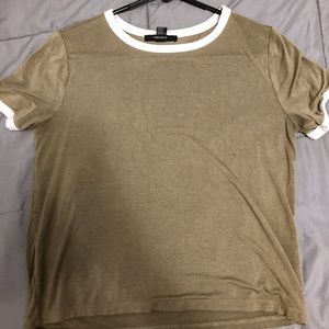 forever 21 green t shirt
